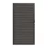 NewTechWood Co-extrusie composiet deur in aluminium frame, horizontaal triple, 100 x 195 cm, Silver Gray.