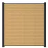 NewTechWood Co-extrusie composiet scherm, 181 x 180 cm, Red Cedar.