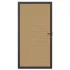 NewTechWood Co-extrusie composiet deur in aluminium frame, horizontaal, 100 x 195 cm, Red Cedar.