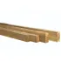 Grenen geschaafde regel 4,4 x 6,8 x 400 cm, groen geïmpregneerd.