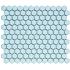 Barcelona Hexagon Soft Blue with Edge 26x30xcm